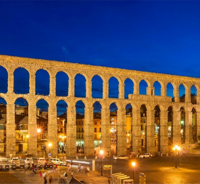 Acueductos romanos para el traslado de agua en España
