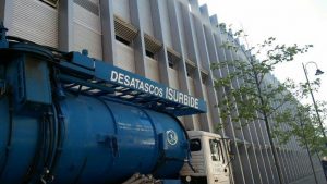 limpieza de pozos y saneamiento clinica IMQ Isurbide